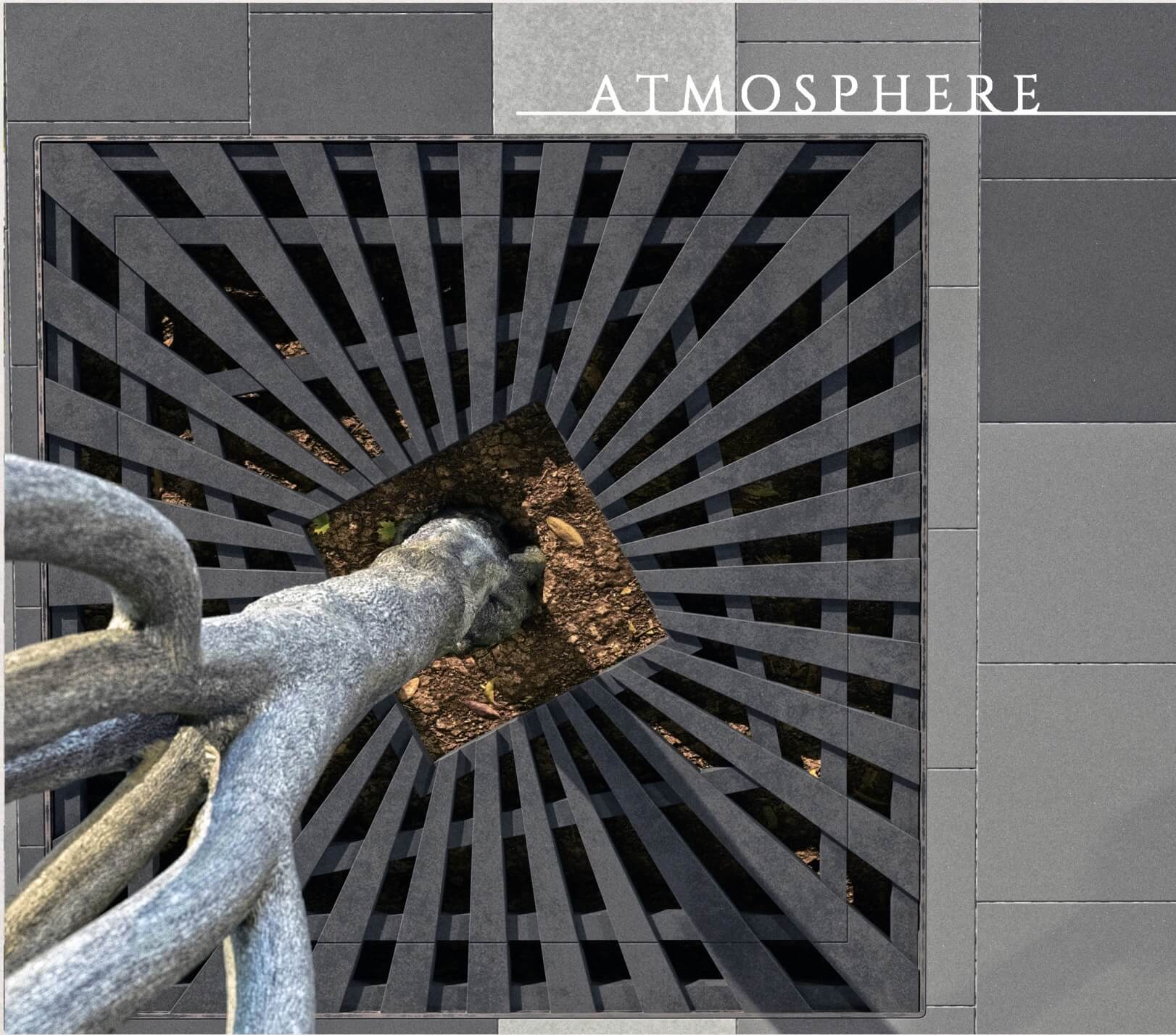 Приствольная решетка для дерева ZKING ATMOSPHERE 1.2х1.2м Черная в Северодвинске фото