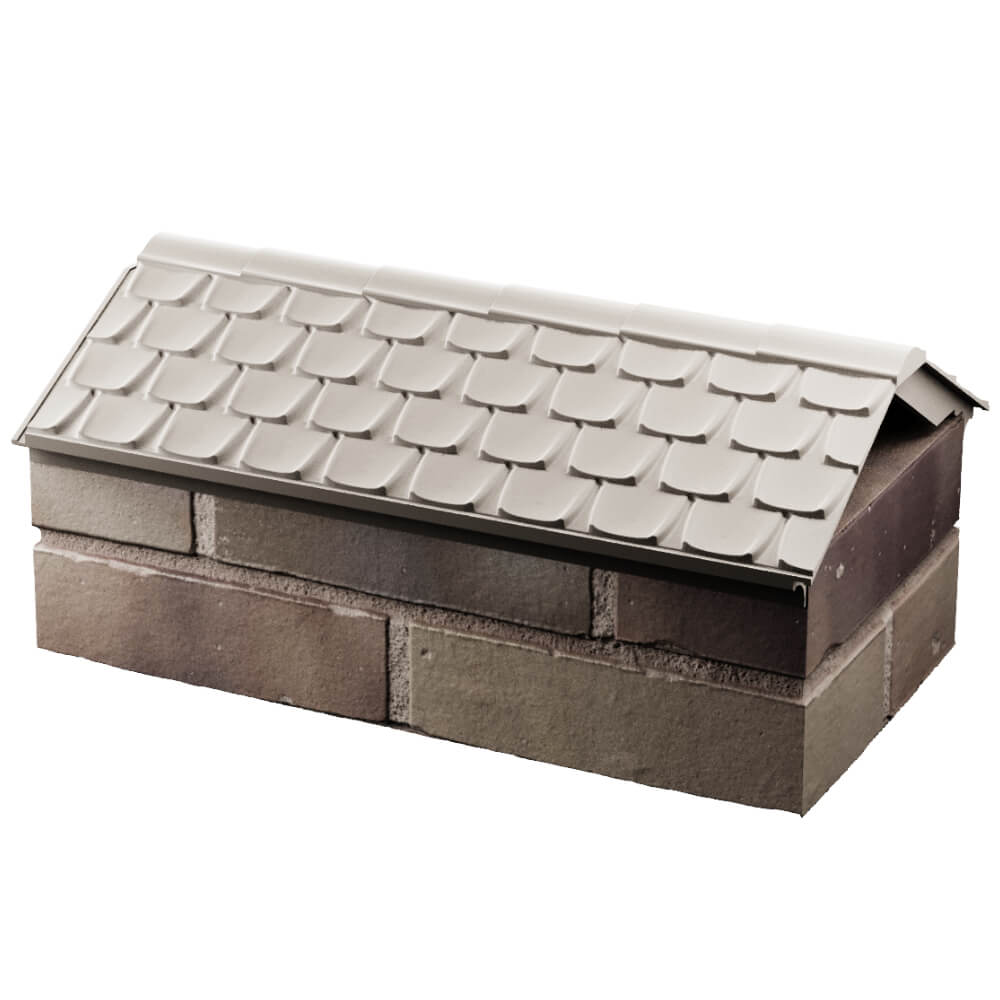 Парапет Zking Эльбрус Бежевый с посадкой на 1 кирпич (255мм) в Северодвинске фото