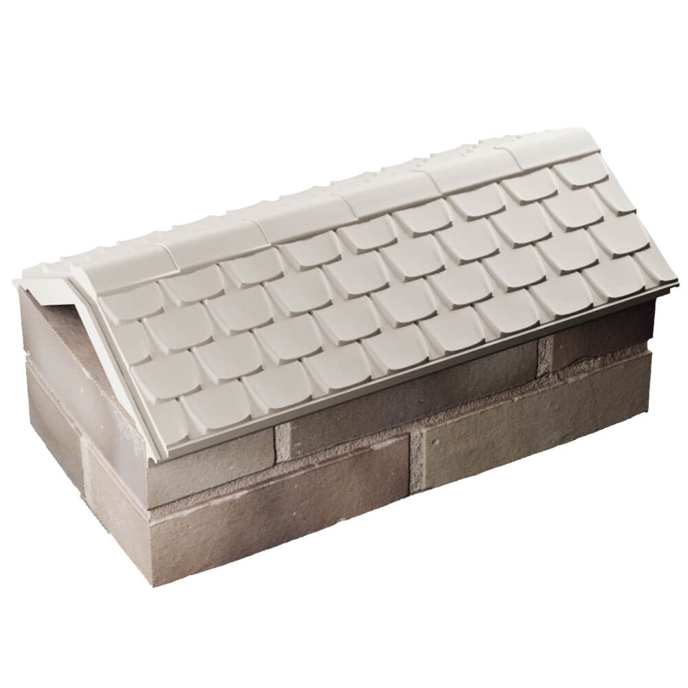 Парапет Zking Эльбрус Бежевый с посадкой на 1 кирпич (255мм) в Северодвинске фото