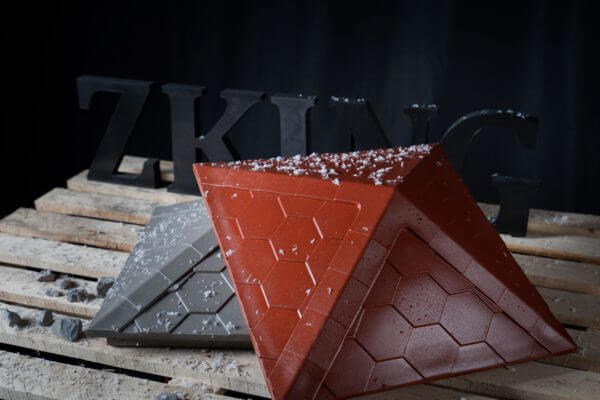 Колпак Zking Эверест Красный на столб 1.5х1.5 кирпича (390х390мм) в Северодвинске фото