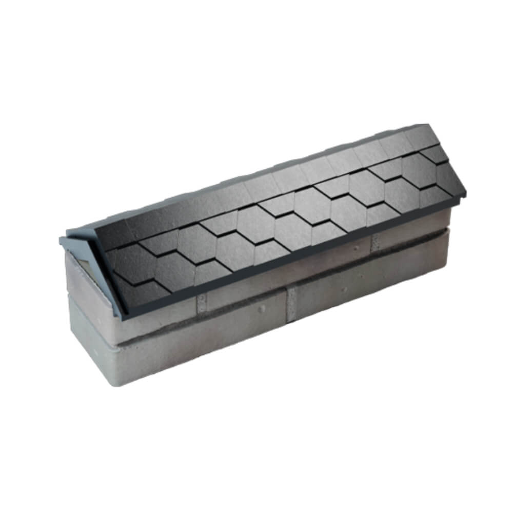 Парапет Zking Эверест Черный с посадкой на 0.5 кирпича (130мм) в Северодвинске фото