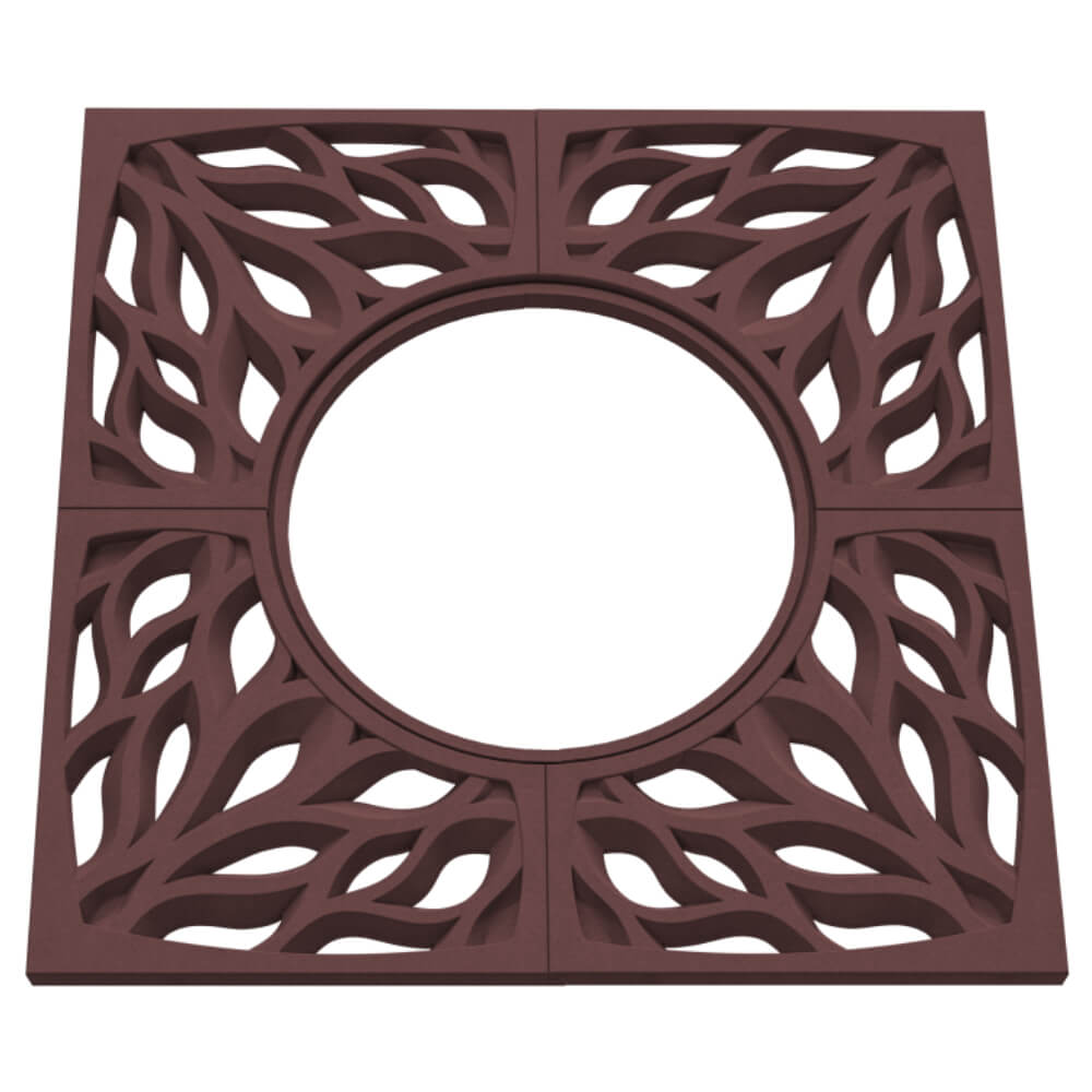 Приствольная решетка для дерева ZKING CRUST 1.2х1.2м Коричневая в Северодвинске фото