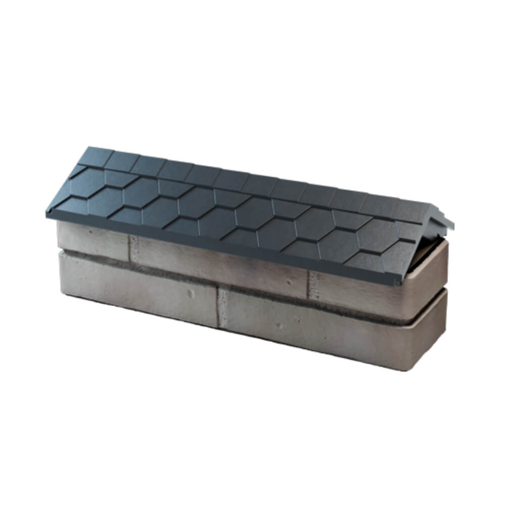 Парапет Zking Эверест Серый с посадкой на 0.5 кирпича (130мм) в Северодвинске фото