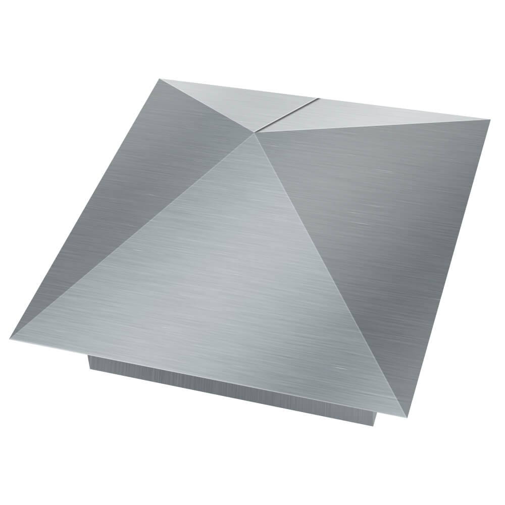 Колпак металлический 380х380мм оцинкованный заборный Северодвинск фото