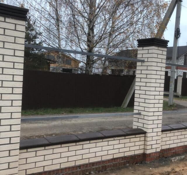 Колпак Zking Бона ХайТек Коричневый на столб 1.5х1.5 кирпича (385х385мм) в Северодвинске фото