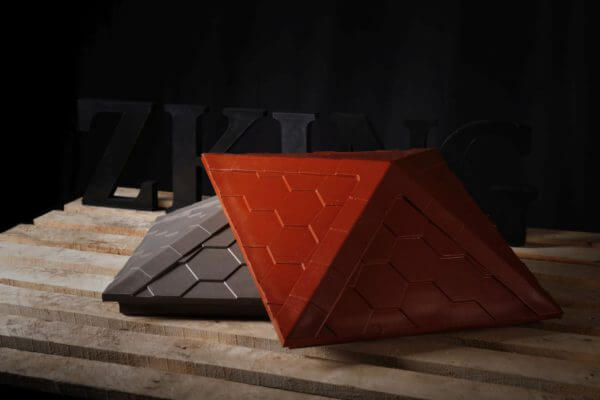 Колпак Zking Эверест Красный на столб 1.5х1.5 кирпича (390х390мм) в Северодвинске фото