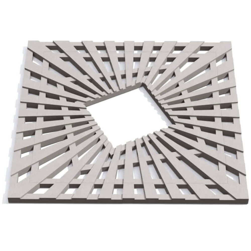 Приствольная решетка для дерева ZKING ATMOSPHERE 1.2х1.2м Бежевая Северодвинск фото