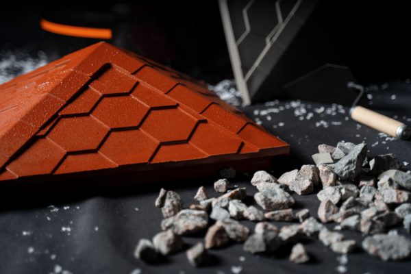 Колпак Zking Эверест Красный на столб 1.5х1.5 кирпича (390х390мм) в Северодвинске фото