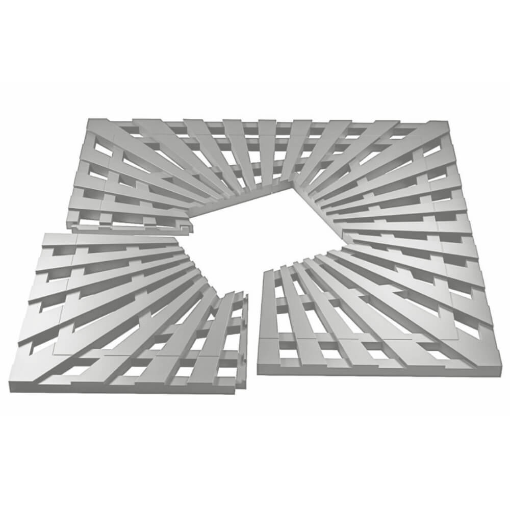 Приствольная решетка для дерева ZKING ATMOSPHERE 1.2х1.2м Бежевая в Северодвинске фото