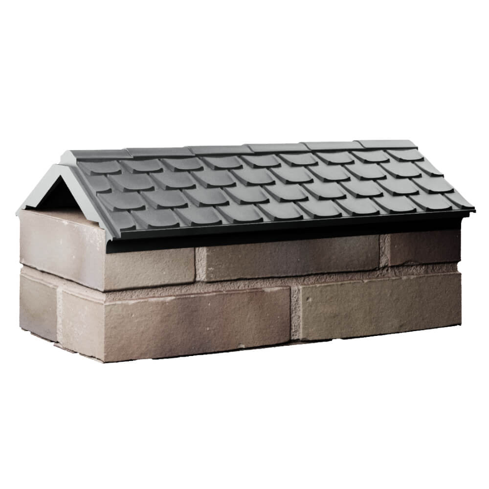 Парапет Zking Эльбрус Серый с посадкой на 1 кирпич (255мм) Северодвинск фото