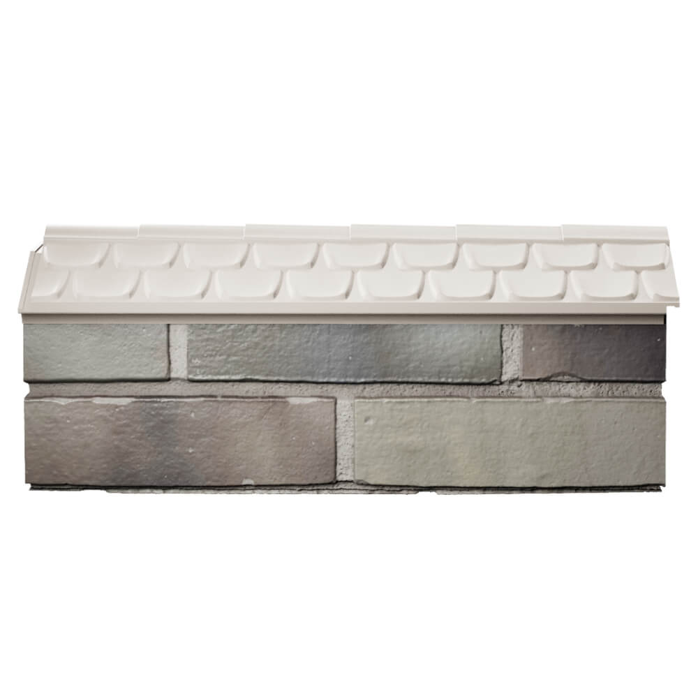 Парапет Zking Эльбрус Бежевый с посадкой на 0.5 кирпича (130мм) в Северодвинске фото