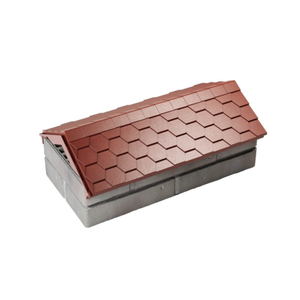 Парапет Zking Эверест Красный с посадкой на 1 кирпич (200/225/255мм) в Северодвинске фото