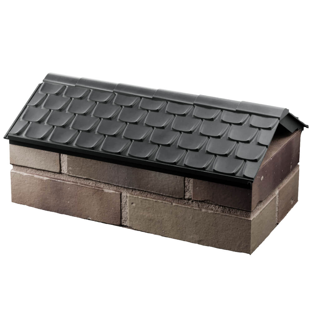 Парапет Zking Эльбрус Серый с посадкой на 1 кирпич (255мм) в Северодвинске фото