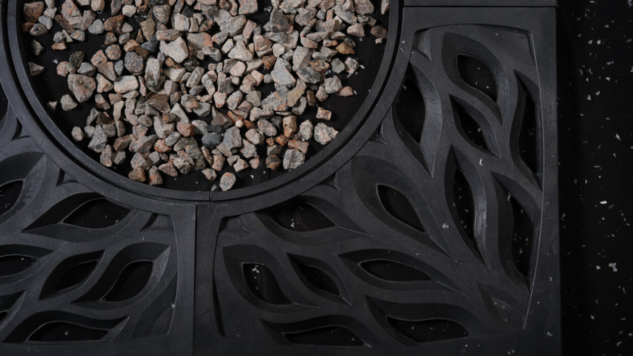 Приствольная решетка для дерева ZKING CRUST 1.2х1.2м Черная в Северодвинске фото